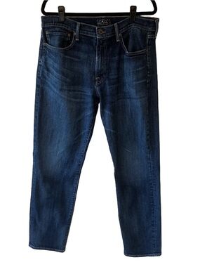 Men's Lucky Brand 121 Heritage Slim-Fit Jeans Dark Wash 38x32 Whiskering